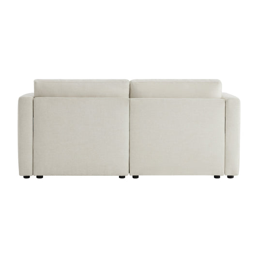 Modular 2-Seat Sofa in Versatile Grey Fabric
