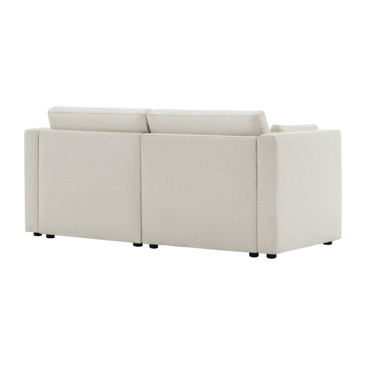 Modular 2-Seat Sofa in Versatile Grey Fabric