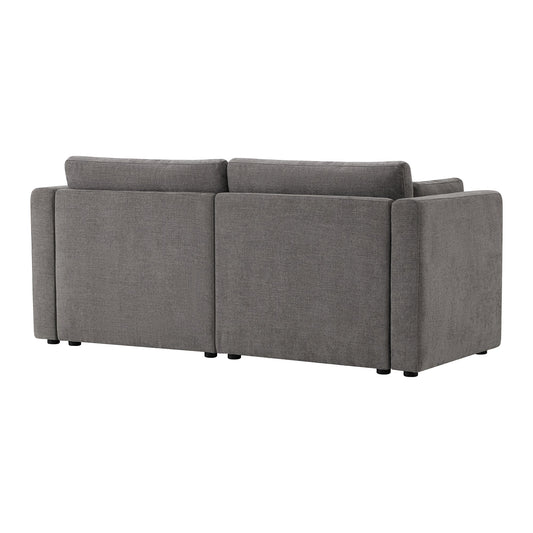 Modular 2-Seat Sofa in Versatile Grey Fabric