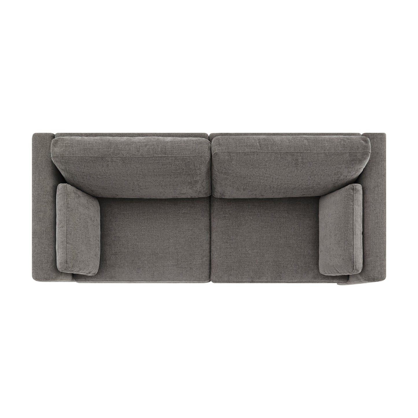 Modular 2-Seat Sofa in Versatile Grey Fabric