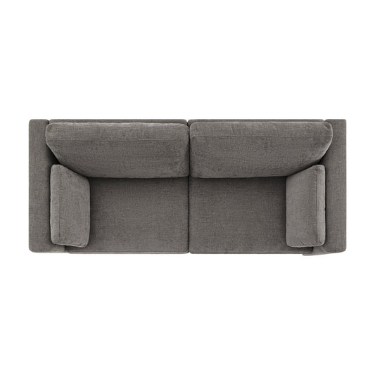 Modular 2-Seat Sofa in Versatile Grey Fabric