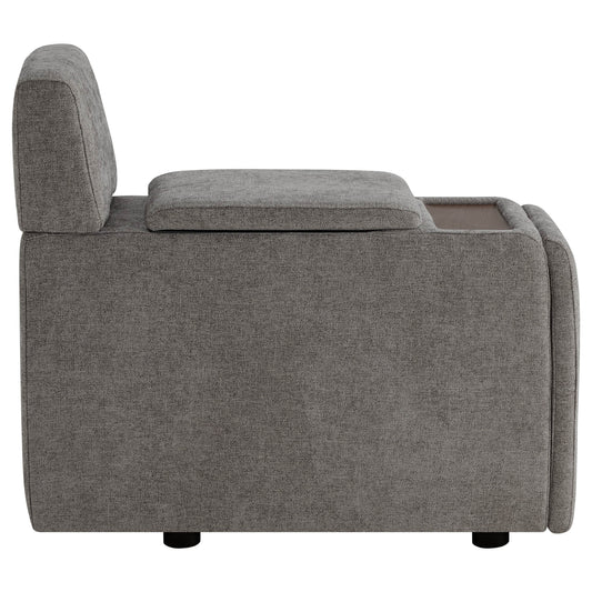 Modular 2-Seat Sofa in Versatile Grey Fabric