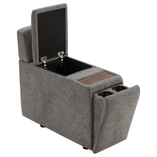 Modular 2-Seat Sofa in Versatile Grey Fabric
