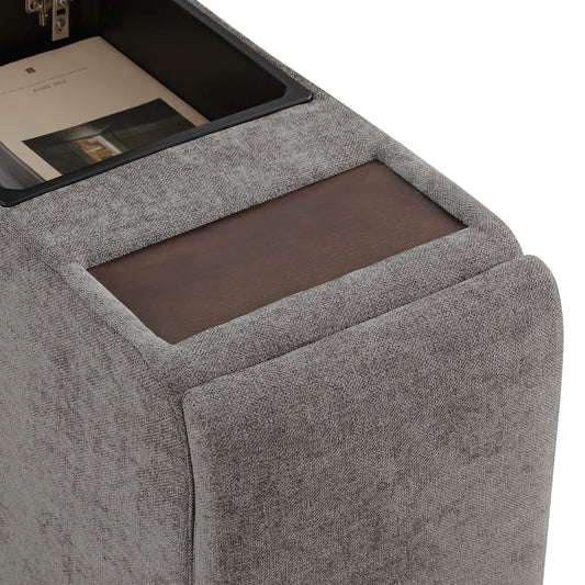 Modular 2-Seat Sofa in Versatile Grey Fabric