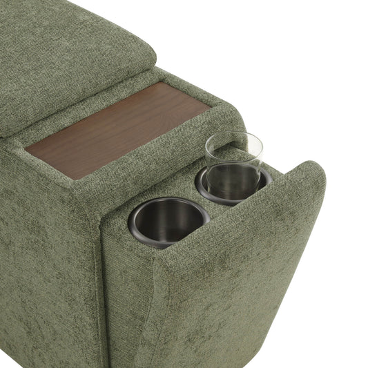 Modular 2-Seat Sofa in Versatile Grey Fabric
