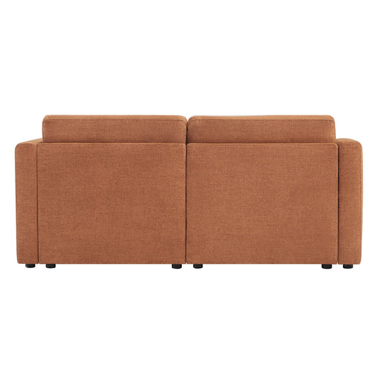 Modular 2-Seat Sofa in Versatile Grey Fabric