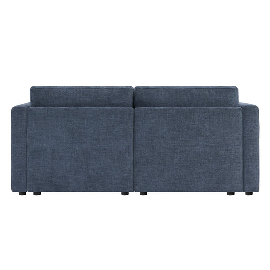 Modular 2-Seat Sofa in Versatile Grey Fabric