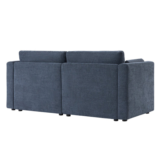 Modular 2-Seat Sofa in Versatile Grey Fabric