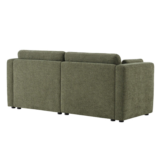 Modular 2-Seat Sofa in Versatile Grey Fabric