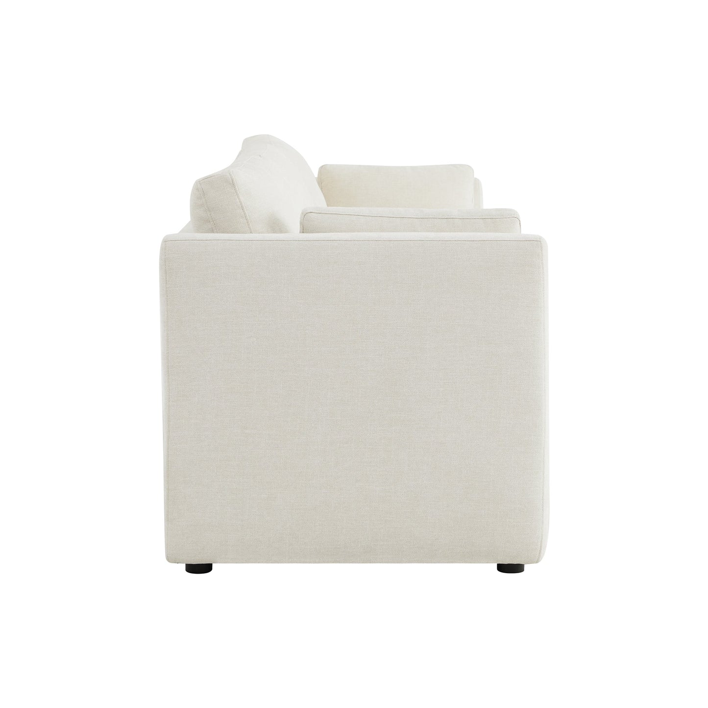 Modular 3-Seat Sofa with Customizable Configuration