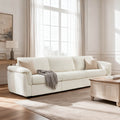 Modular 3-Seat Sofa with Double-Layer Armrests