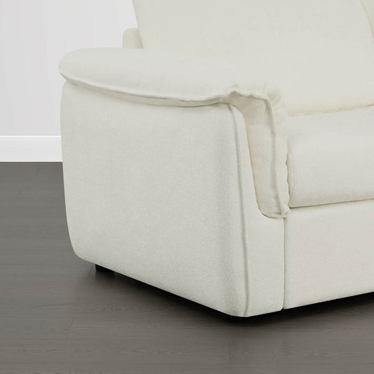 Modular 3-Seat Sofa with Double-Layer Armrests