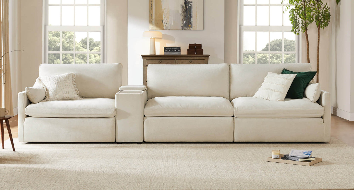 Modular 3-Seater Sofa with Contemporary Design