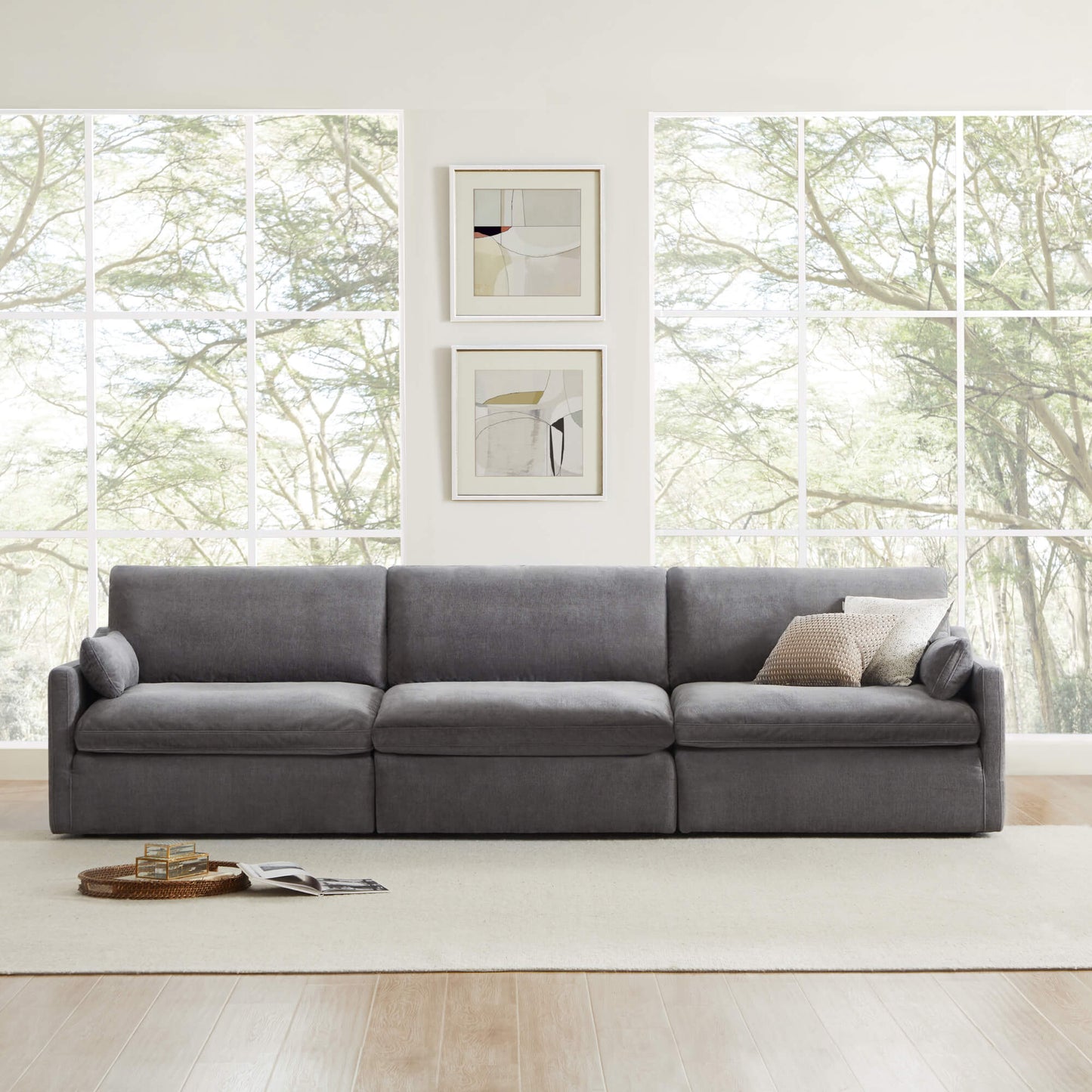 Modular 3-Seater Sofa with Contemporary Design