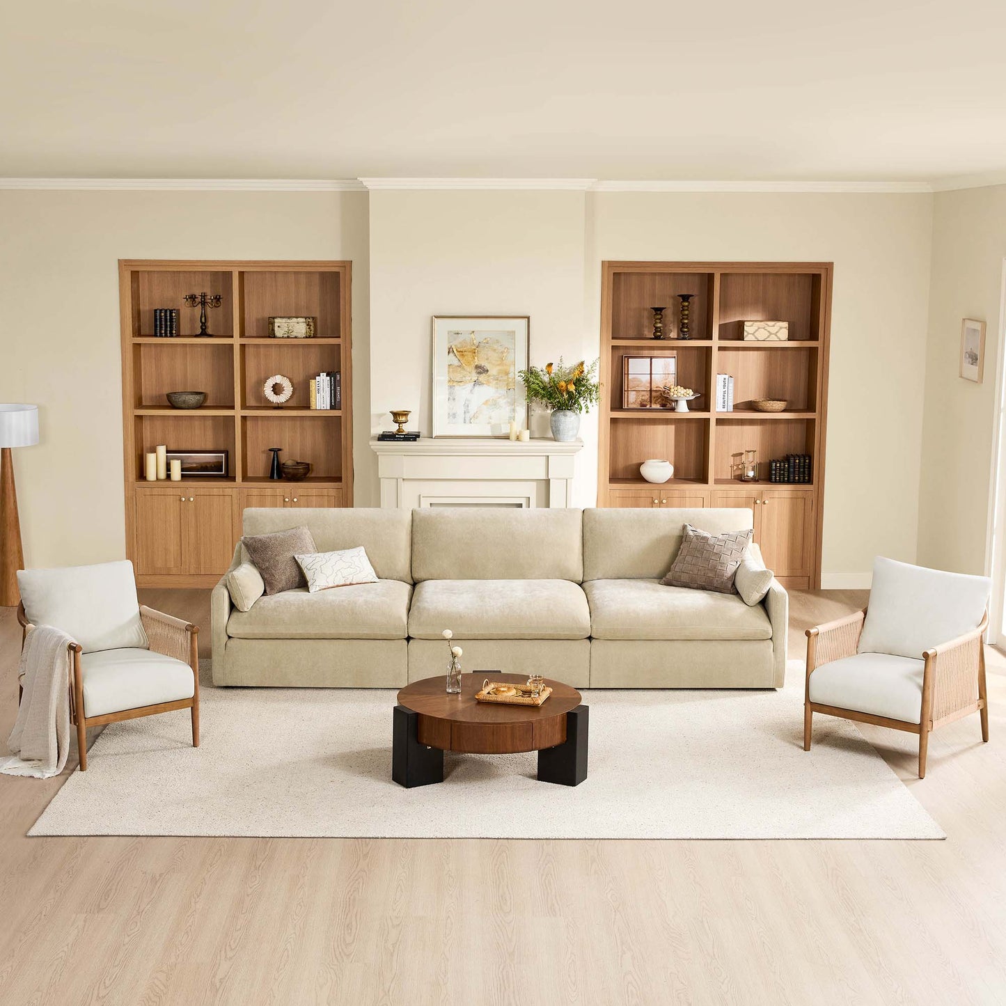 Modular 3-Seater Sofa with Contemporary Design