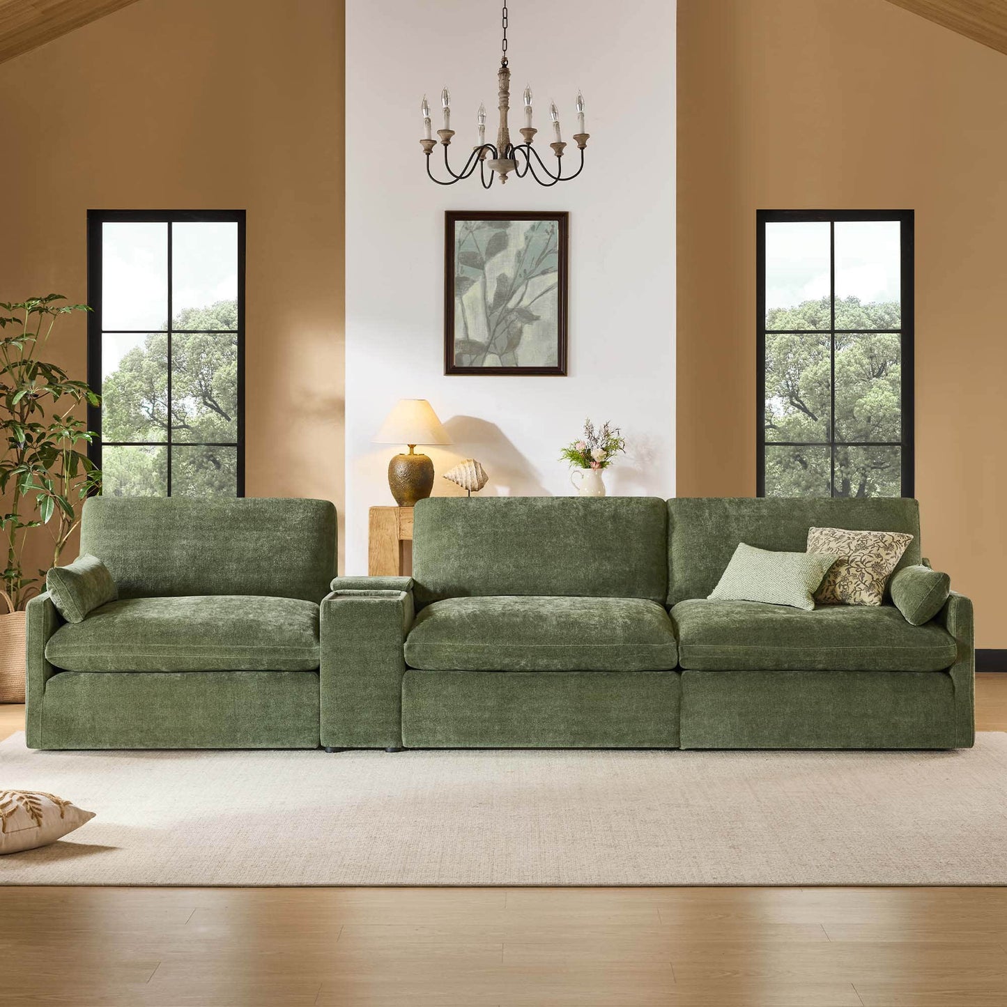 Modular 3-Seater Sofa with Contemporary Design