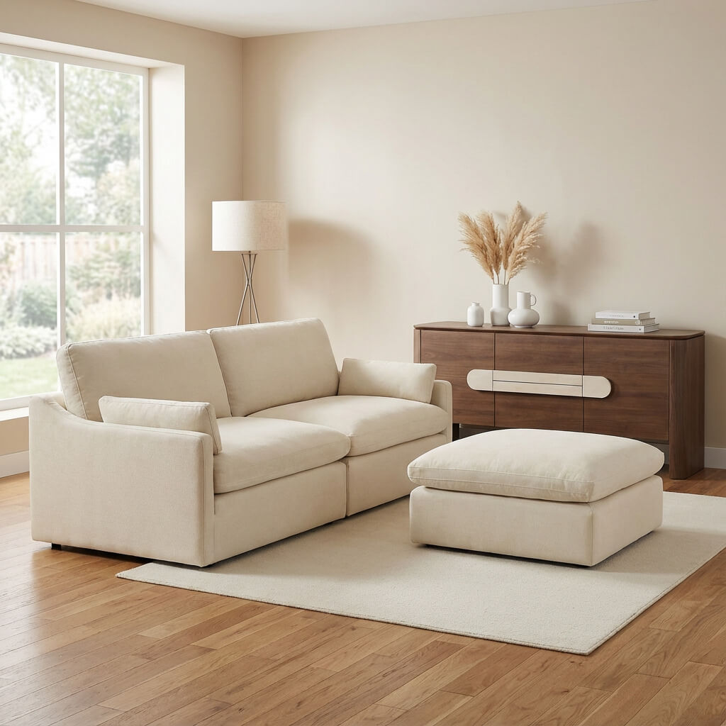 Modular 3-Seater Sofa with Contemporary Design