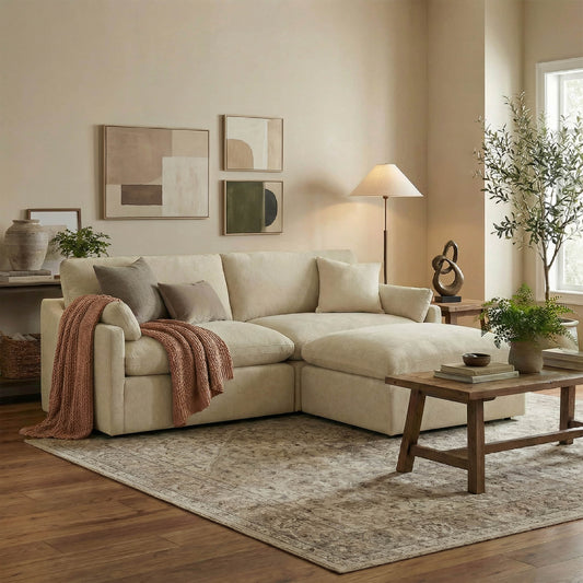 Modular 3-Seater Sofa with Contemporary Design