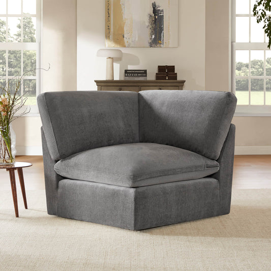 Modular 4-Seater Sofa-Chaise with Angled Design