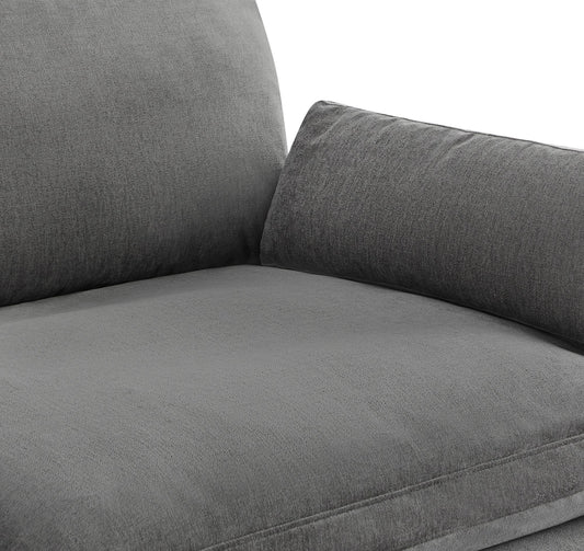 Modular 4-Seater Sofa-Chaise with Angled Design