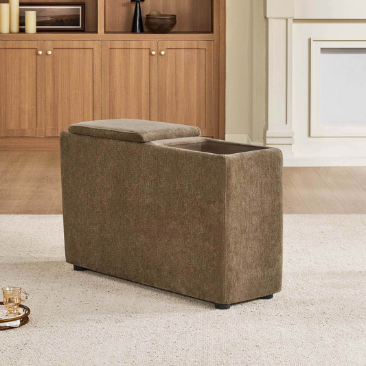 Modular 4-Seater Sofa-Chaise with Angled Design