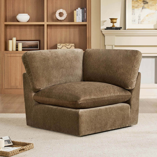 Modular 4-Seater Sofa-Chaise with Angled Design