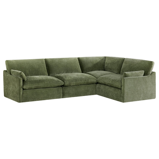 Modular 4-Seater Sofa-Chaise with Angled Design