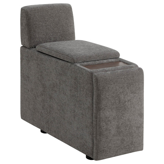 Modular 5-Seat Sofa Chaise with Storage Ottomans