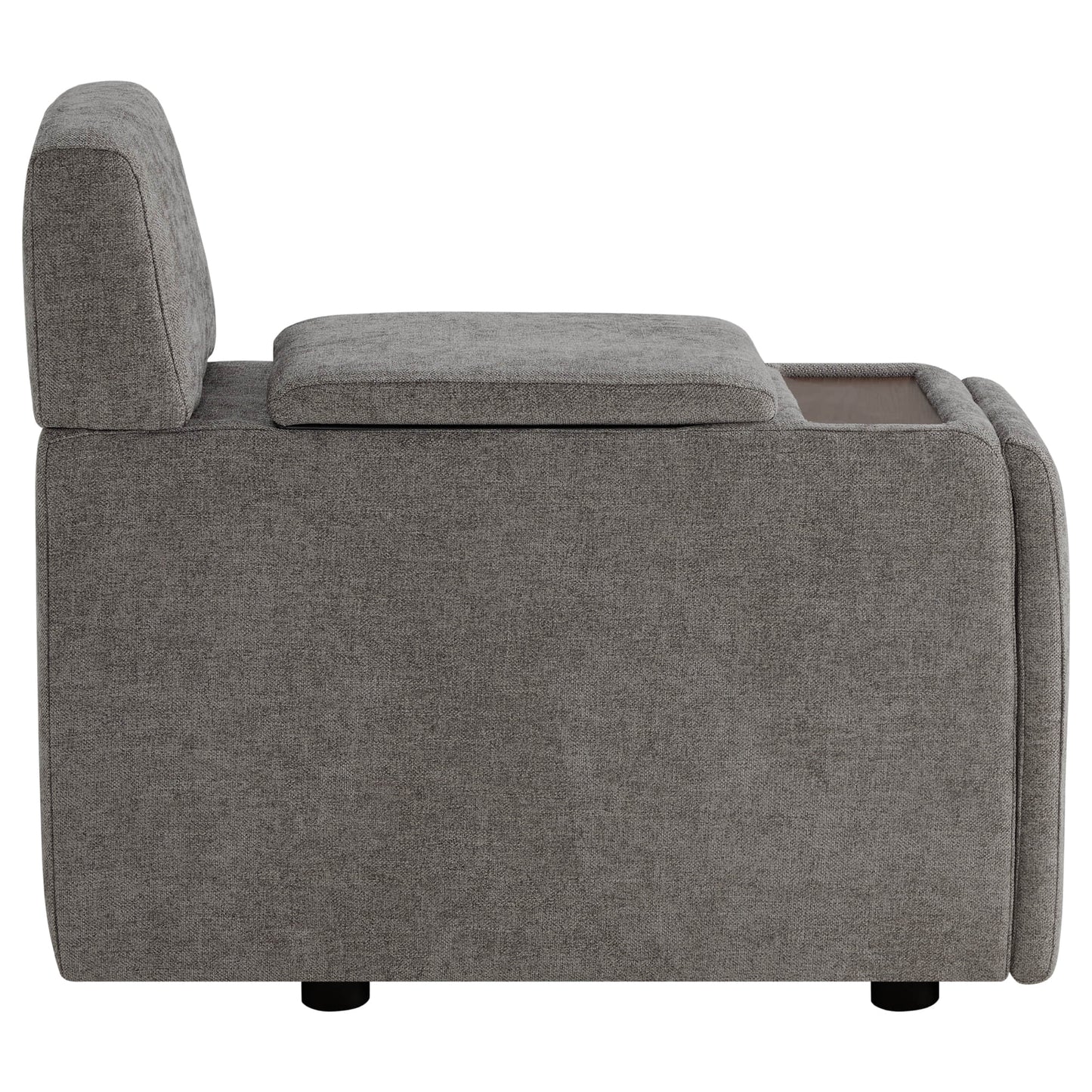 Modular 5-Seat Sofa Chaise with Storage Ottomans