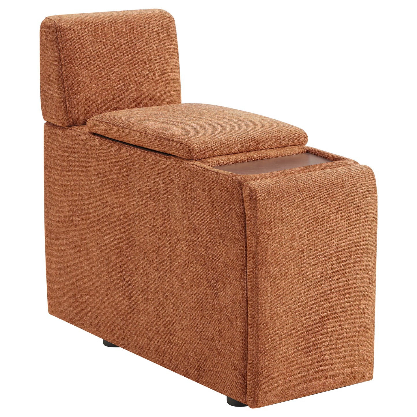 Modular 5-Seat Sofa Chaise with Storage Ottomans