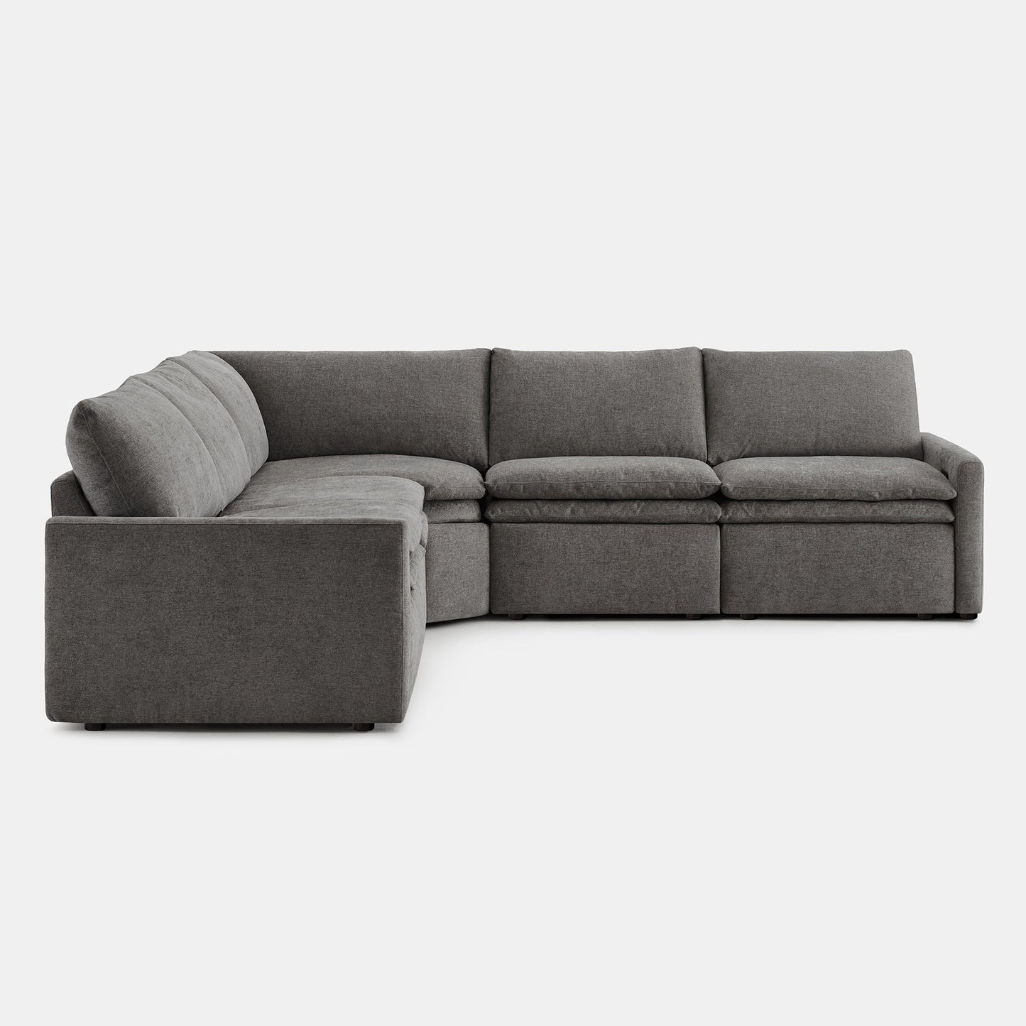 Modular 5-Seat Zero Gravity Reclining Sofa in Ohana Design