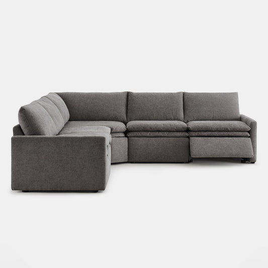 Modular 5-Seat Zero Gravity Reclining Sofa in Ohana Design