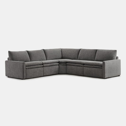 Modular 5-Seat Zero Gravity Reclining Sofa in Ohana Design