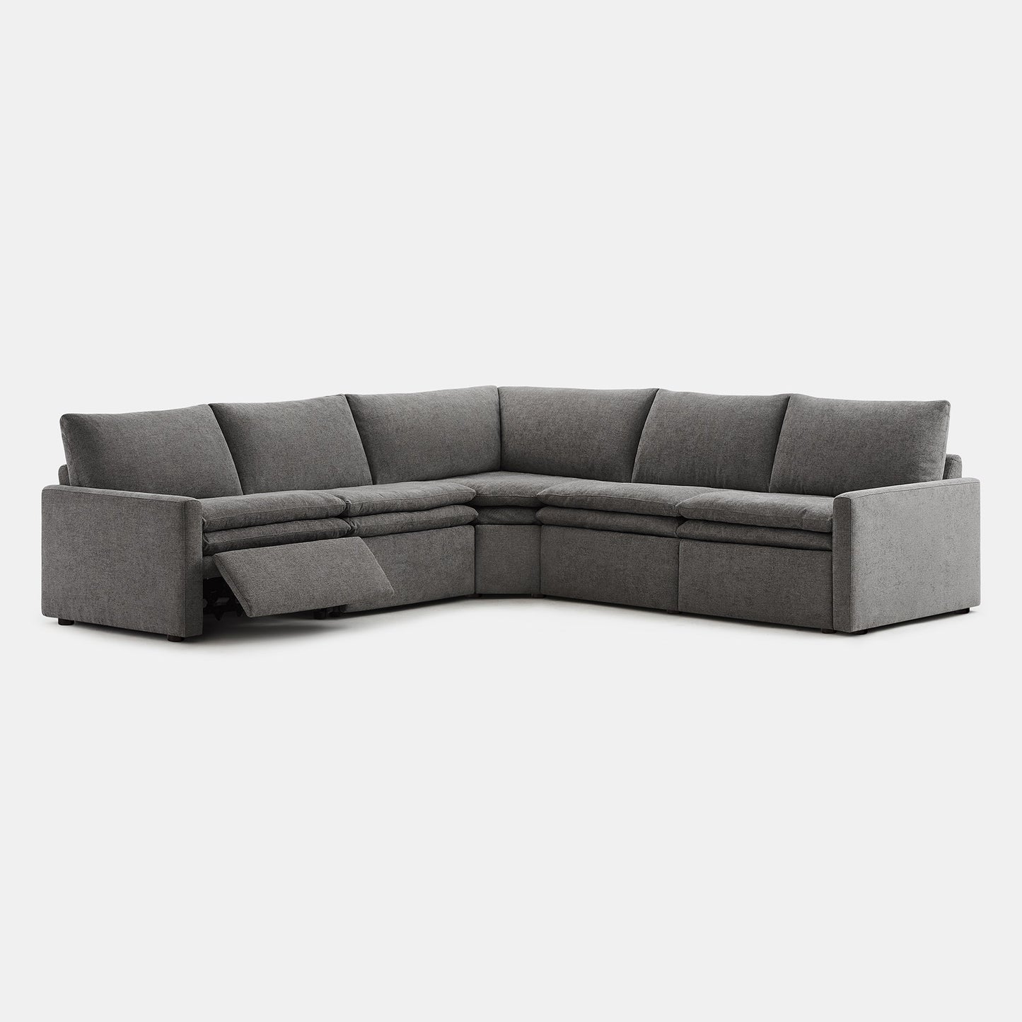Modular 5-Seat Zero Gravity Reclining Sofa in Ohana Design