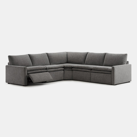 Modular 5-Seat Zero Gravity Reclining Sofa in Ohana Design