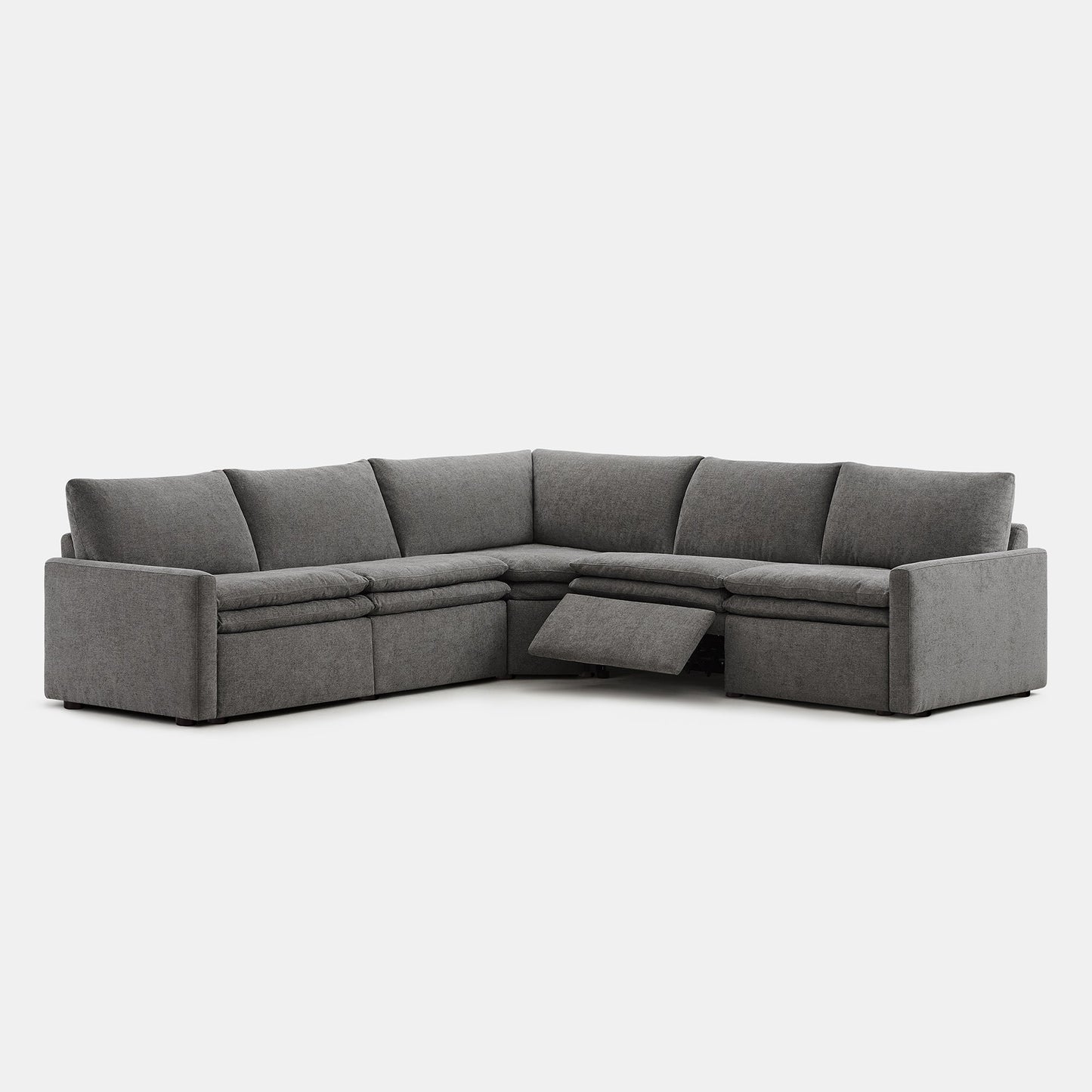 Modular 5-Seat Zero Gravity Reclining Sofa in Ohana Design