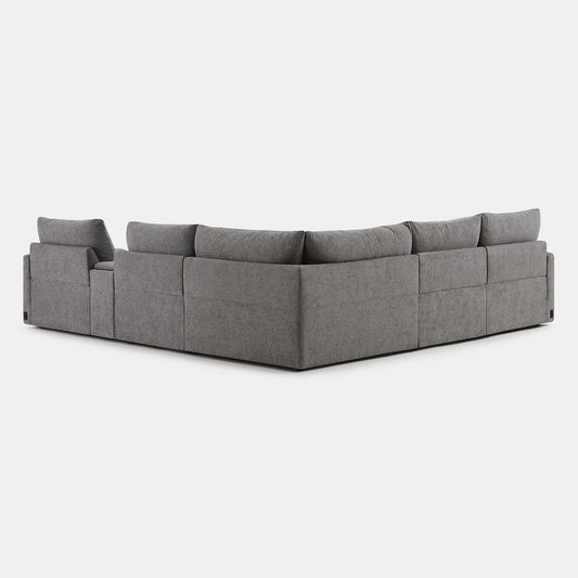 Modular 5-Seat Zero Gravity Reclining Sofa in Ohana Design