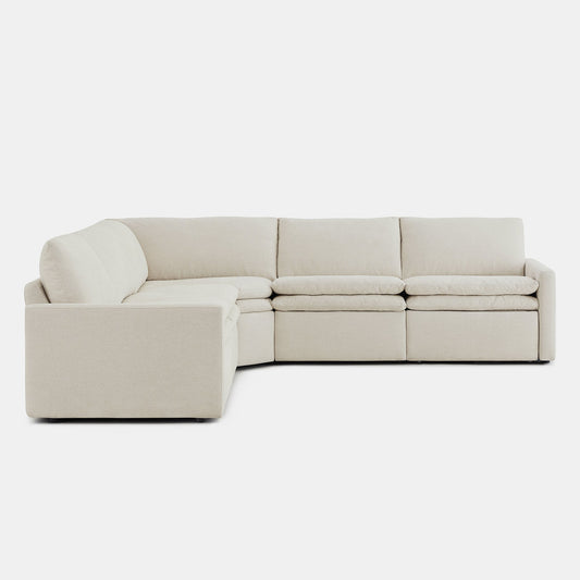 Modular 5-Seat Zero Gravity Reclining Sofa in Ohana Design
