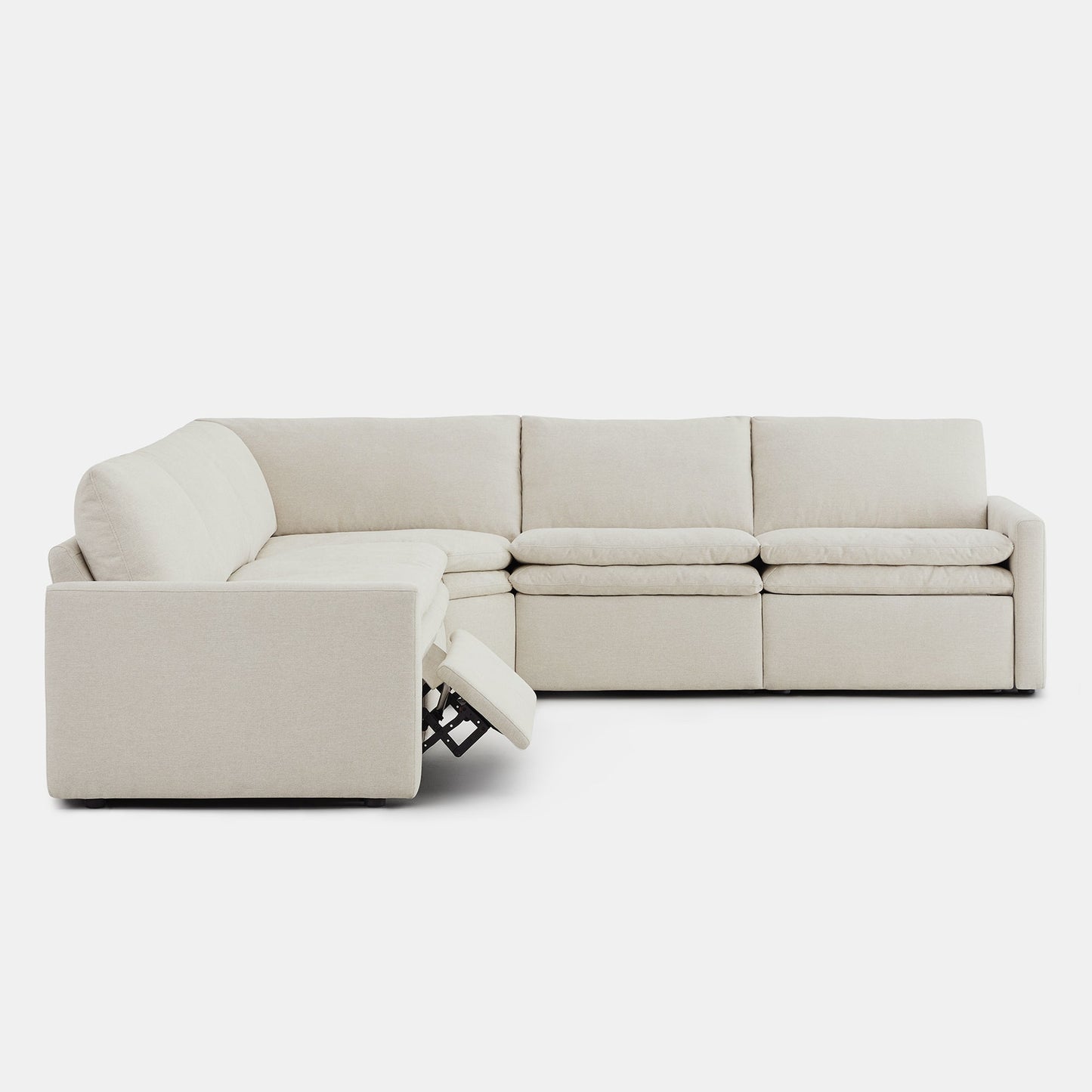 Modular 5-Seat Zero Gravity Reclining Sofa in Ohana Design