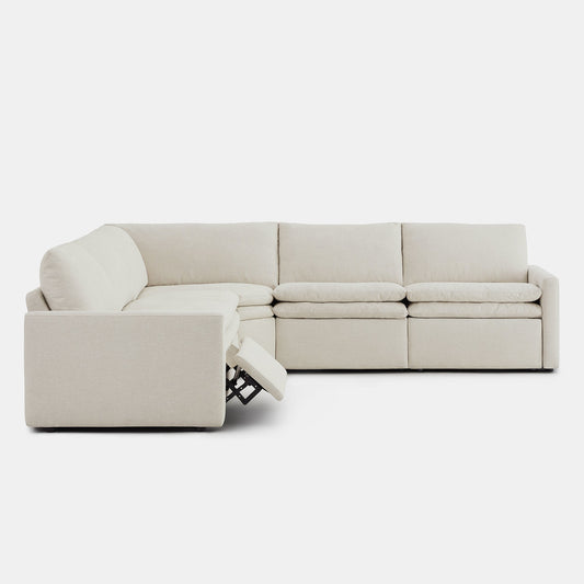 Modular 5-Seat Zero Gravity Reclining Sofa in Ohana Design