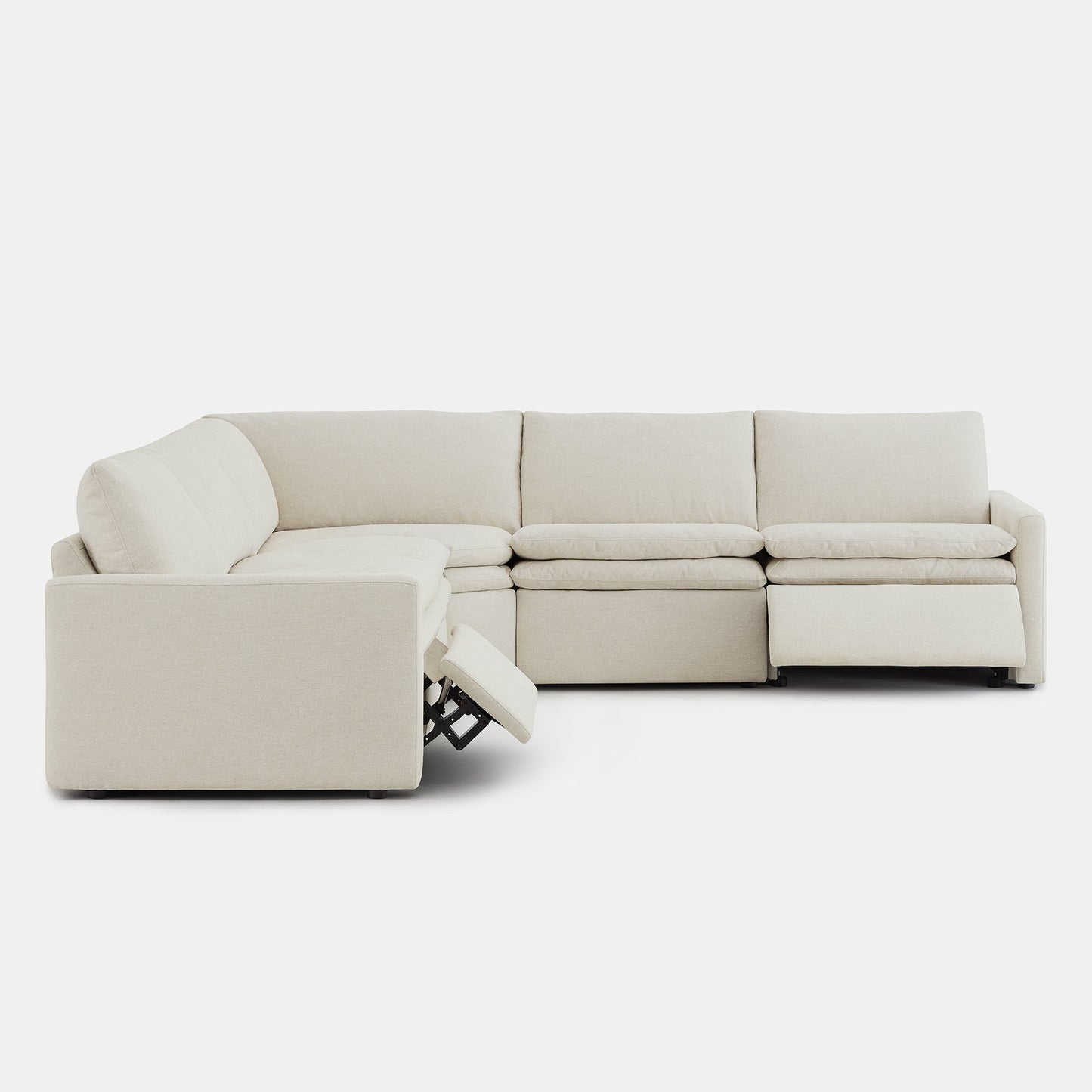 Modular 5-Seat Zero Gravity Reclining Sofa in Ohana Design