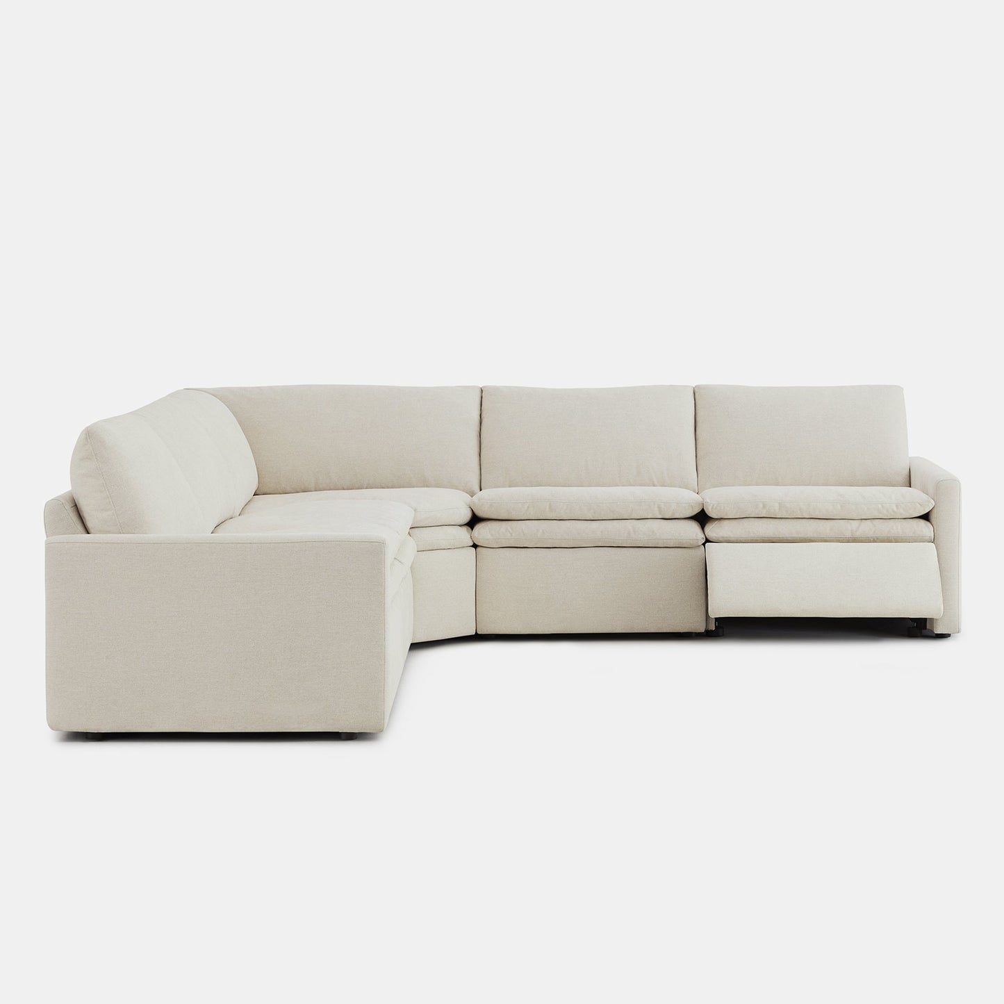 Modular 5-Seat Zero Gravity Reclining Sofa in Ohana Design