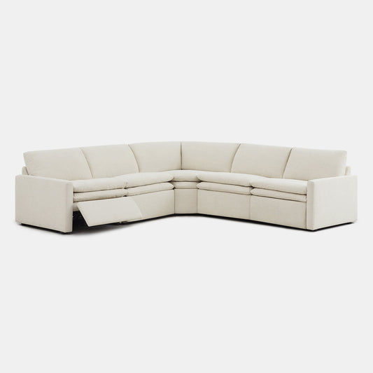 Modular 5-Seat Zero Gravity Reclining Sofa in Ohana Design