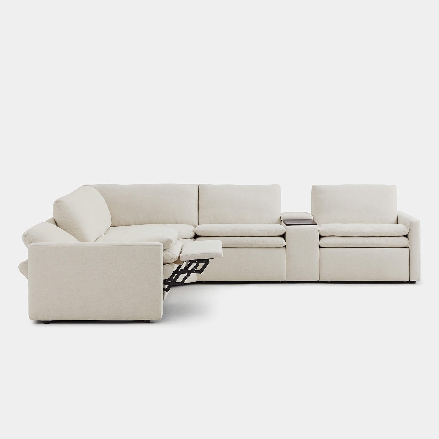 Modular 5-Seat Zero Gravity Reclining Sofa in Ohana Design