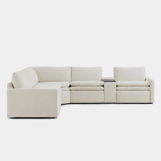 Modular 5-Seat Zero Gravity Reclining Sofa in Ohana Design