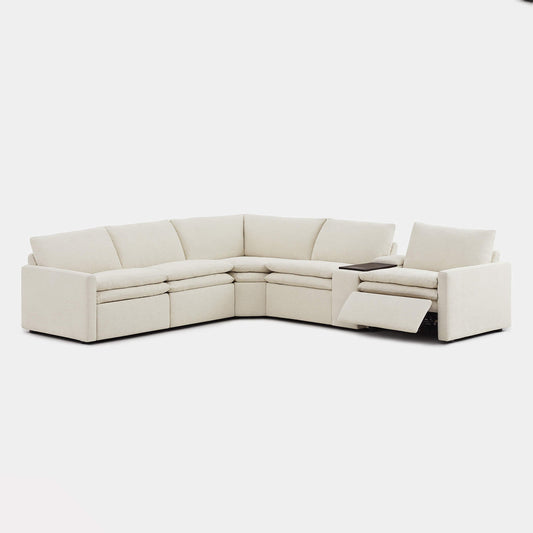 Modular 5-Seat Zero Gravity Reclining Sofa in Ohana Design