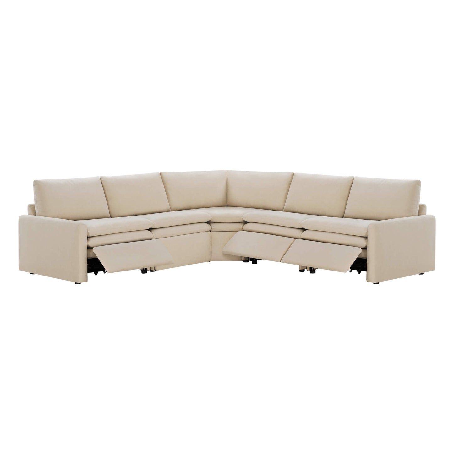 Modular 5-Seat Zero Gravity Reclining Sofa in Ohana Design