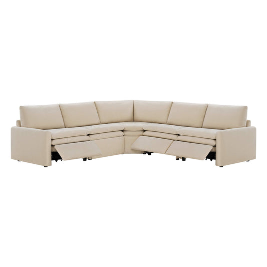 Modular 5-Seat Zero Gravity Reclining Sofa in Ohana Design