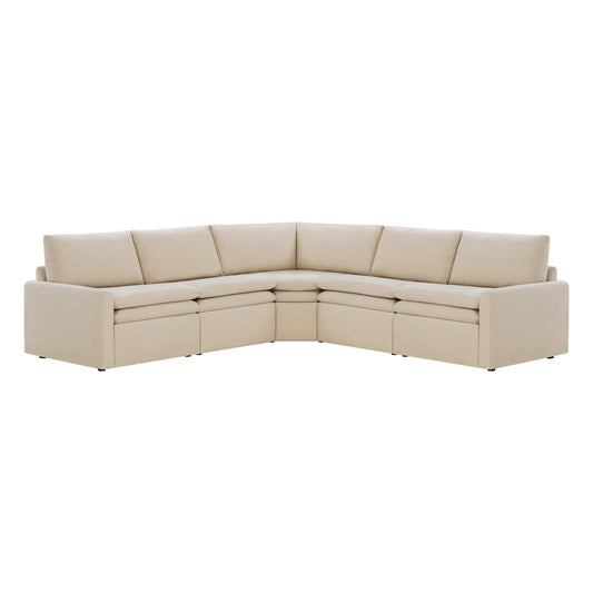 Modular 5-Seat Zero Gravity Reclining Sofa in Ohana Design