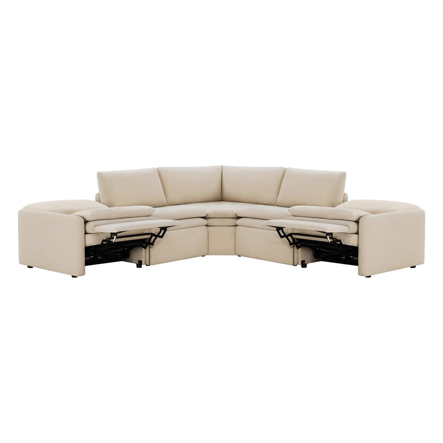 Modular 5-Seat Zero Gravity Reclining Sofa in Ohana Design